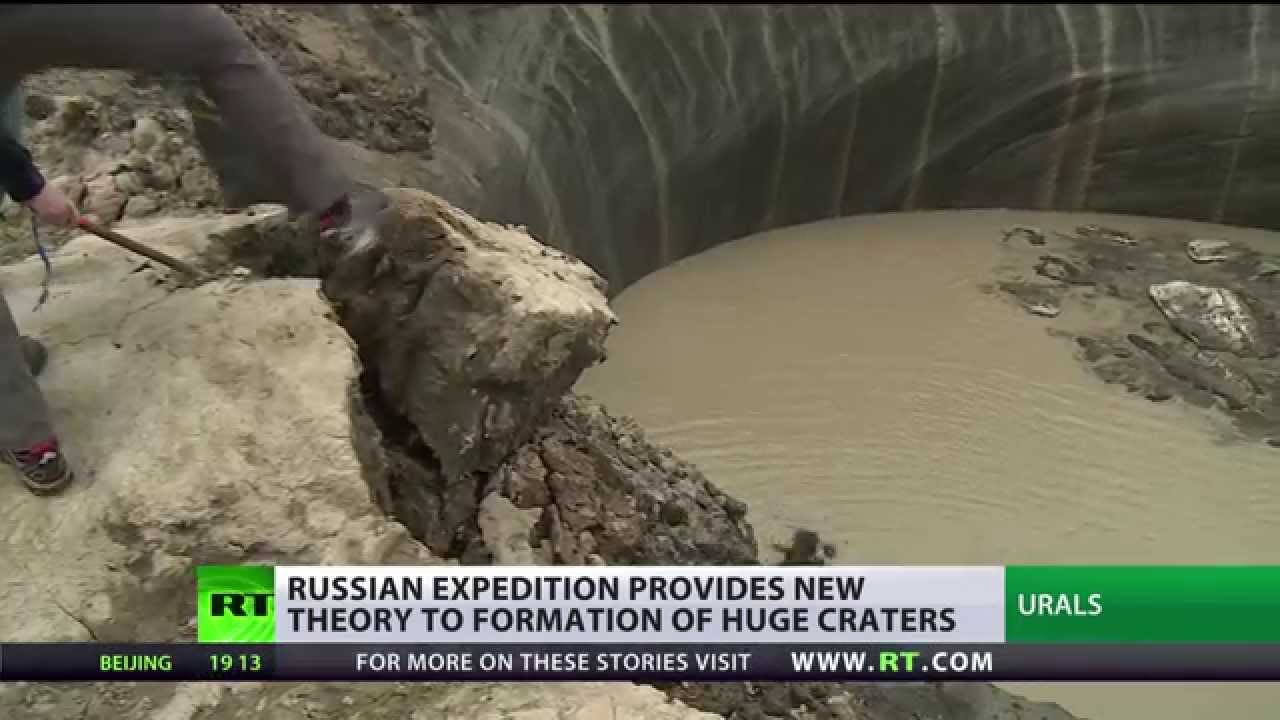 Siberian Giant Sinkholes Russian Expedition Ventures To Solve The Mystery