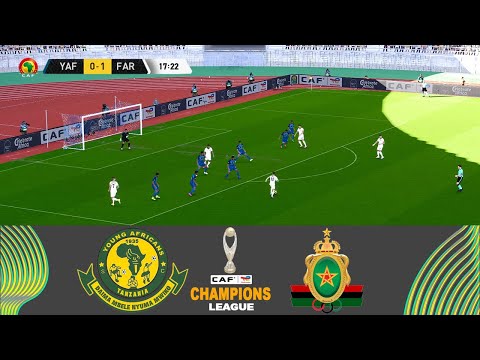 YANGA Vs FAR RABAT LIVE TODAY CAF CHAMPIONS LEAGUE 2025 26 Football Gameplay HD YOUNG AFRICANS
