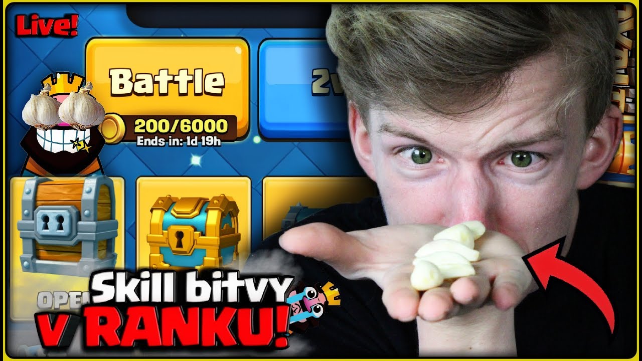 RANK! Ale za prohru ČESNEK. |  Clash Royale Česky