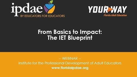 From Basics to Impact: The IET Blueprint (Webinar)
