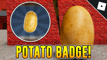 How to get the "POTATO" BADGE & MORPH in PIGGY RP : INFECTION | Roblox