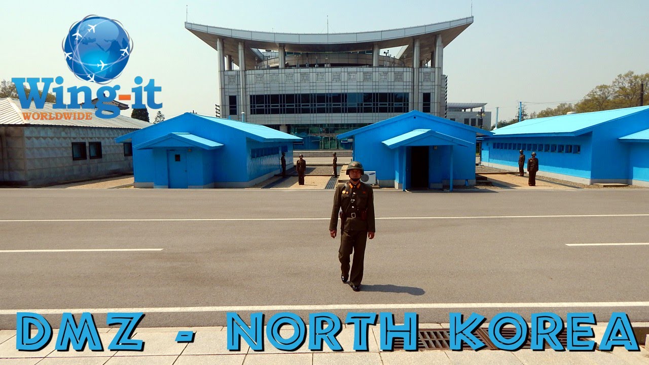 Maoist Chinese Dominate Visit To The Dmz From The North Korean Side Youtube