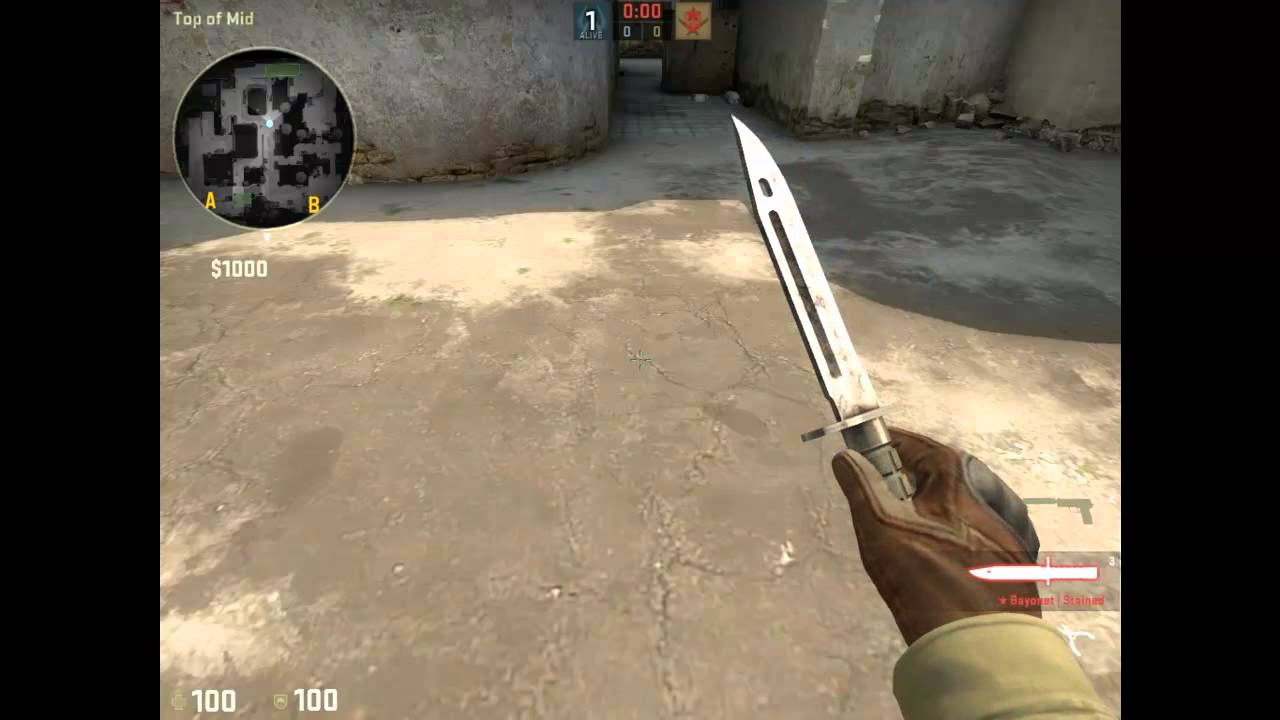 CSGO Items | Bayonet Stained MW