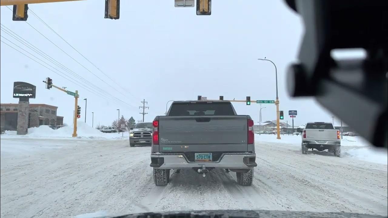 Drive around Minot, North Dakota after Heavy Snow ️ YouTube