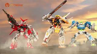 Blocks In Action Im.master 6821-6824 Building Block Mech. Made In China.