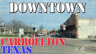 Carrollton  Texas  4K Downtown Drive