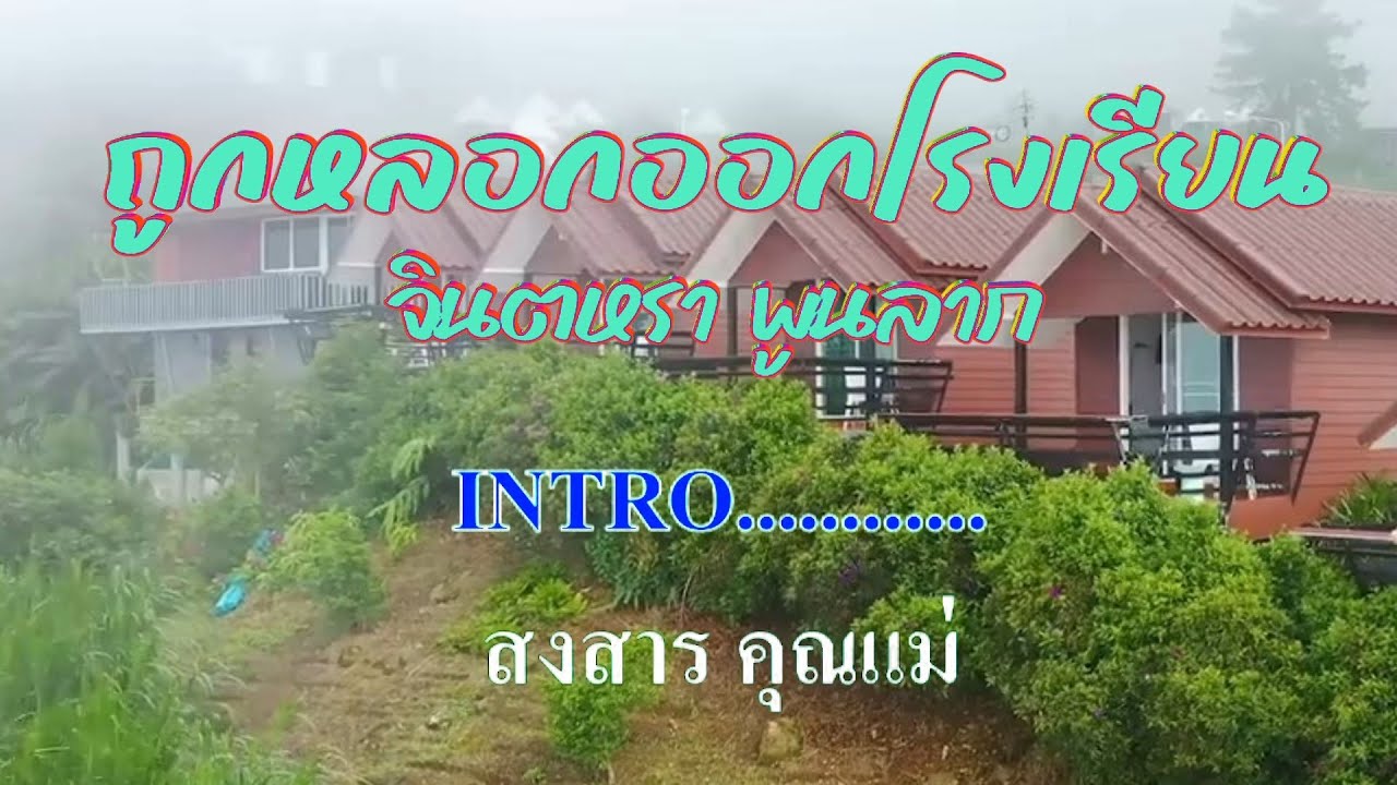 ♬ถูกหลอกออกโรงเรียน จินตหรา พูนลาภ #karaoke #คาราโอเกะ