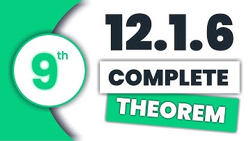 Theorem 12.1.6 || 9th Class Maths Theorem (Step-by-Step Guide) || Chapter 12 Theorems