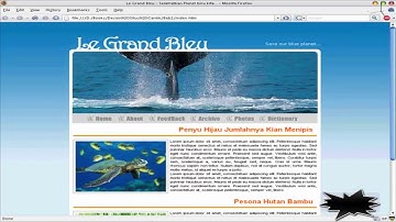Cara Membuat Website dengan Dreamweaver dan Photoshop part 5 - Membuat Latar Belakang
