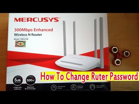 How To Change Password Mercusys MW325R 300Mbps Enhanced Wireless Router