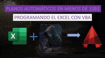 Programando el Excel para modelado 3D en AutoCAD