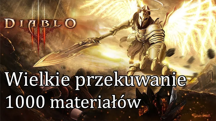 Diablo 3 RoS - Mega przekuwanie 1000 materiałów ze zleceń - 1000 Bounty's mats Challenge