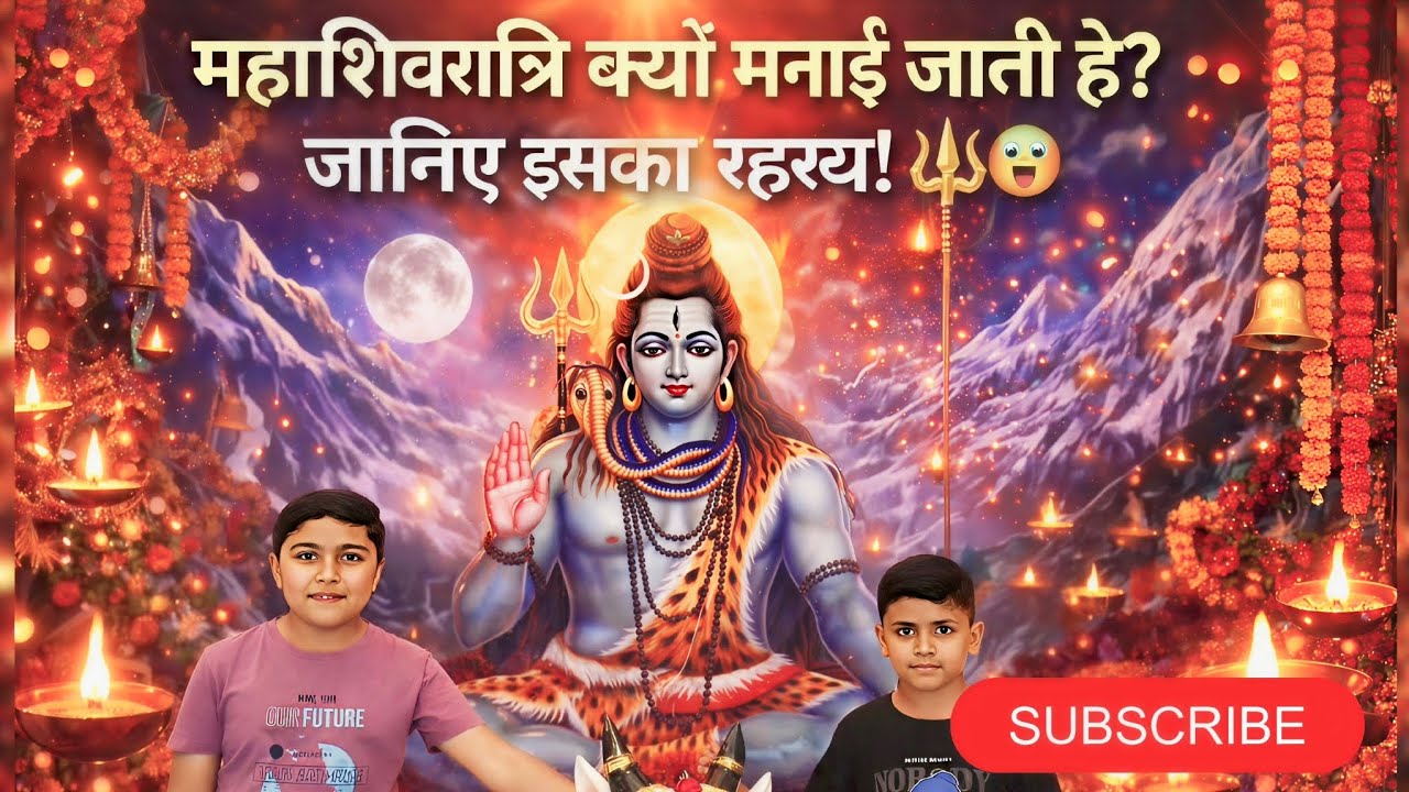 महाशिवरात्रि क्यों मनाई जाती है? जानिए इसका रहस्य! 🔱महाशिवरात्रि का महत्व #shiv #shiva #shivratri