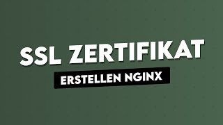 Create an SSL certificate | Nginx web server (free) screenshot 3