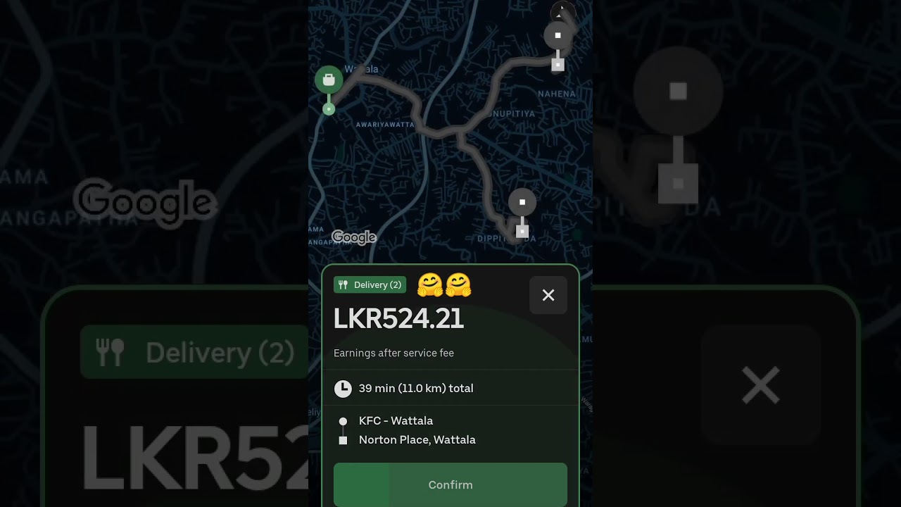 Uber eats delivery tips Sri Lanka | double order 🤗🤗 