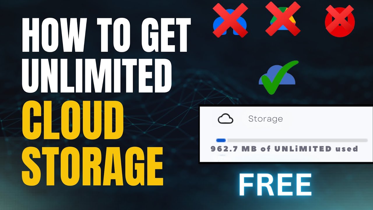 How to Get Unlimited Cloud Storage Lifetime Free। Best Cloud Storages
