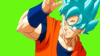 Goku Capsule Green Screen