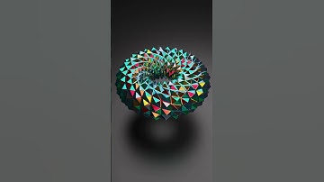 Satisfying Glass Torus Loop with Geometry Nodes in Blender 3D