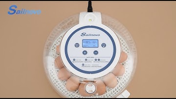 Sailnovo Egg Incubator for Hatching Chicks Holds 18 Eggs - Display, Hatch Days, Humidity Level