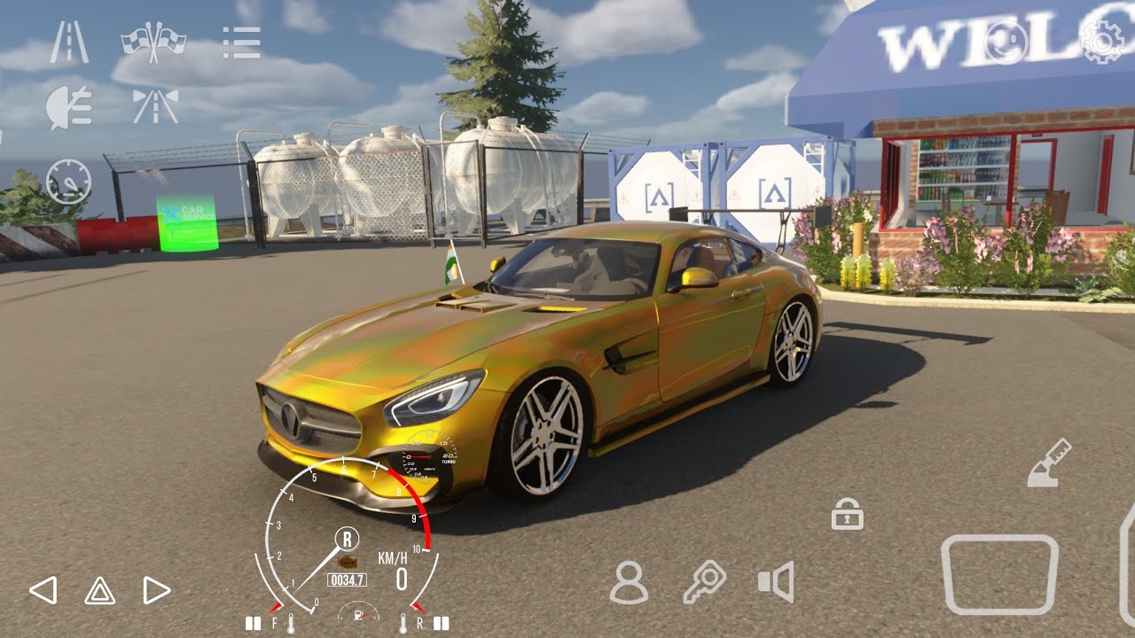  MERCEDES AMG GTR IN 4K - car parking multiplayer 2 