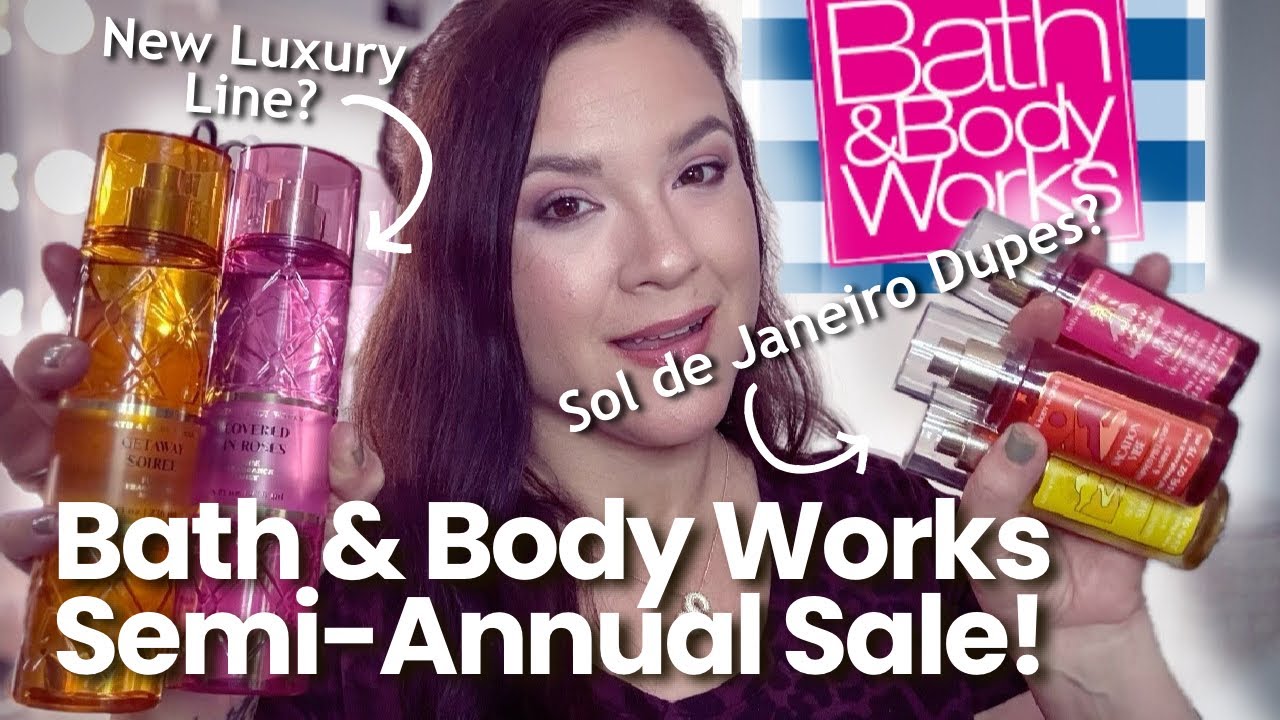 BATH & BODY WORKS SEMI-ANNUAL SALE 2024 RECS: LUXURY LINE, SOL DE