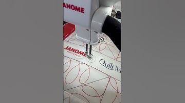 Janome Quiltmaker 18 with Prostitcher-Lite.  Automated quilting system.  #cynthiasofbend