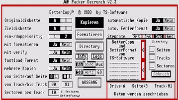 ATARI ST Better Copy Disk copy Compilation 1 of 4 COPIER TOOL WITH SAMPLING TS SOFTWARE Copy COPIER
