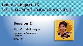 Computer Science-Class XII-Chapter15-Session2