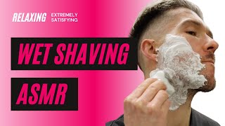 🧘🏼‍♂️ Ultra Calming 🧘🏼‍♂️ASMR Full Wet Shave In A Barbershop 💈Mühle R89