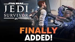 Star Wars Jedi Survivor Actually ADDED IT FOR FANS!