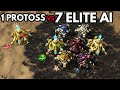 1 Protoss vs 7 ELITE A.I. Speedrun [Extreme Quality]