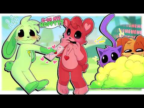 Bobby BearHug X Hoppy HopScotch's SECRET Critter Crush┃Poppy Playtime Chapter 5┃Comic Dub