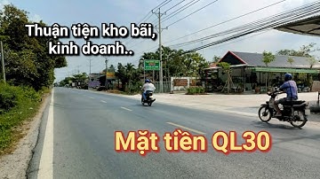 T.39 - Nhà mặt tiền QL30 thuận tiện kinh doanh vận chuyển | Xã Tân Thanh, H. Cái Bè, Tiền Giang