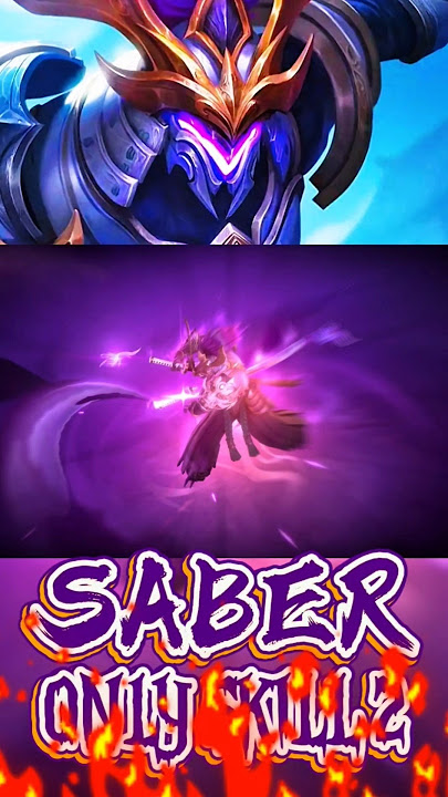 Saber roam only skill 2? 😱 ezz win deck!? 🤣 #saber #ml #pejuangsolorank #playersolosejati #icikimoy