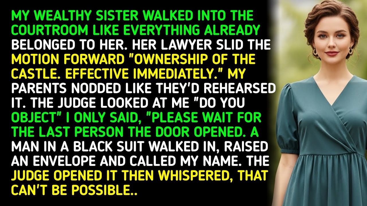 MY WEALTHY SISTER WALKED INTO THE COURTROOM LIKE EVERYTHING ALREADY BELONGED TO HER..... 