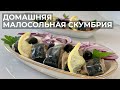 Очень быстрый и простой рецепт засолки рыбы в домашних условиях, скумбрия будет готова через 3 часа!