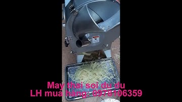 Máy thái sợi đu đủ, máy bào sợi cà rốt khoai môn, máy thái sợi củ quả đa năng SH100
