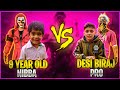 8 Years Old Challenge Desi Gamer Biraj for 1 Vs 1 ||Who Won😡|| Garena Freefire