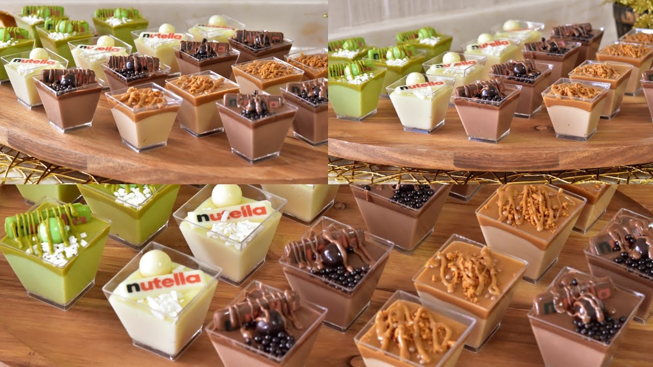 كاسات المناسبات بكريمه من مكونات منزليه بطعم ومذاق شهي.. Sweet cups