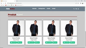13 - Tutorial Membuat Toko Online Dengan PHP dan Mysqli - Menampilkan Data Produk