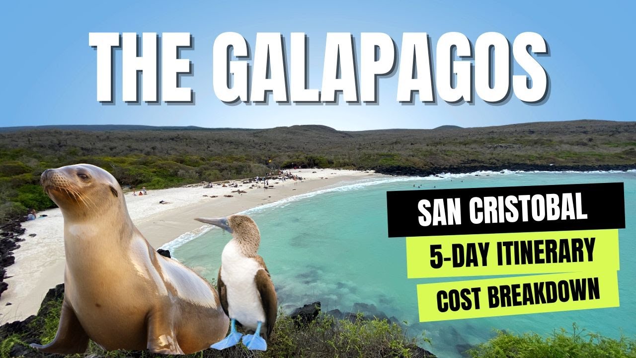 THE GALAPAGOS ISLANDS 5Day Itinerary & COST BREAKDOWN for San