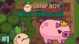 Turnip Boy Commits Tax Evasion 100% Walkthrough 1: Bustling Barn screenshot 4