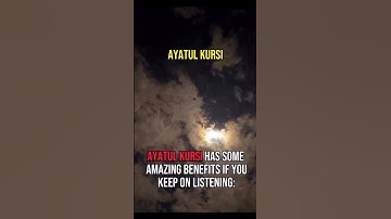 Ayatul Kursi benefits #islamicvideo #ayatulkursi #dailyrecitation