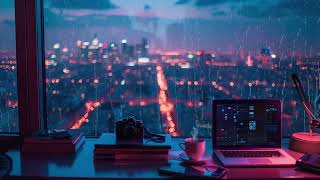 Late Night Coding in a Rainy Apartment : Focus Ambience + Keyboard Sounds screenshot 5