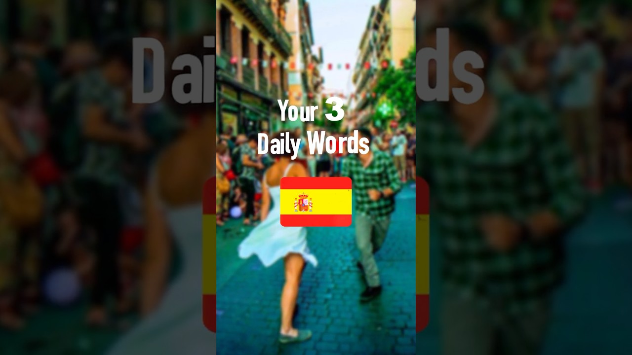 3 Easy Spanish Words: Family #learnspanish #spanishwords #daily #whatsthatword