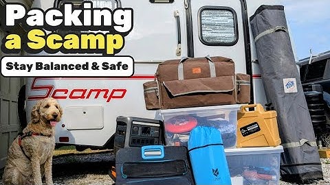 How I Pack My Scamp 13 | Preventing Trailer Sway & Staying Balanced on the Road