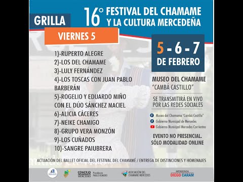16º Festival del Chamamé y la Cultura Mercedeña