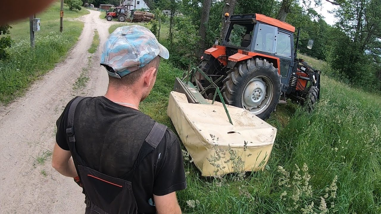 Koszenie Łąk u Kazika! ☆Rotacyjna i Kosa Poszły w Ruch ☆Kasia z Dziećmi Pomagają!