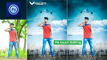 Blue sky Background Change Ps touch Photo Editing Tutorial Video Sipak Editz