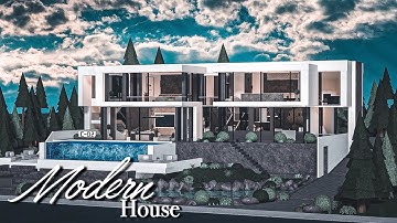 Bloxburg: Luxury Modern House Part1 | Speed Build | Roblox